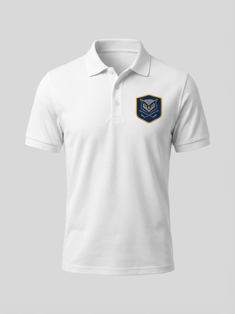 Night Owls Classic Polo — White